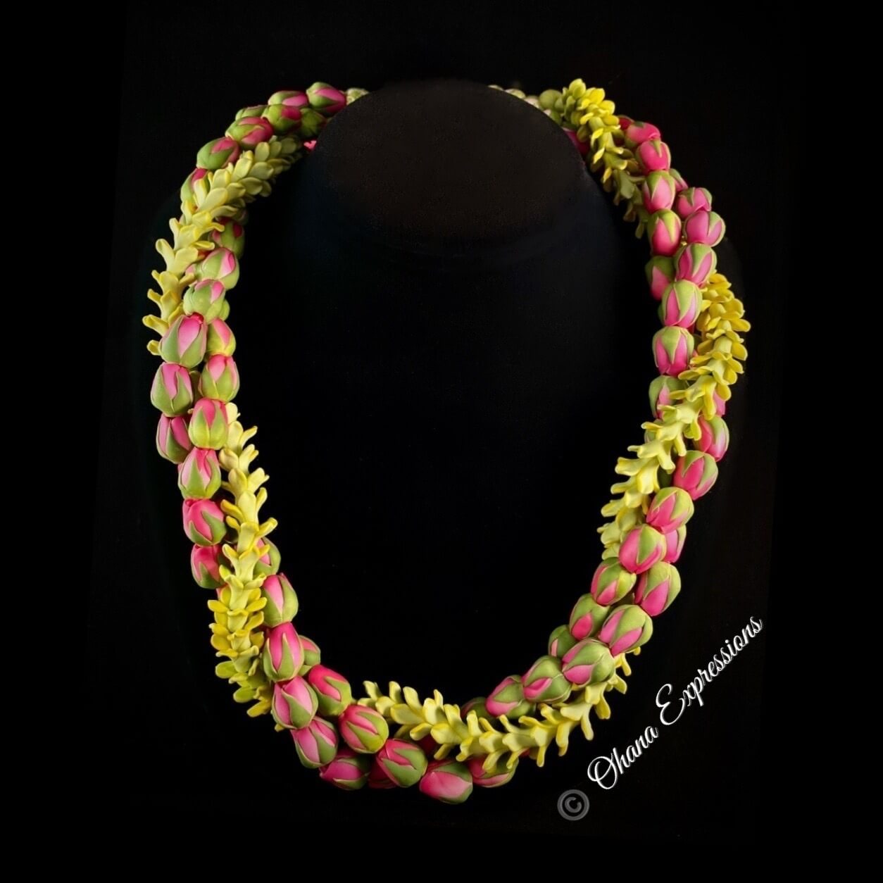 LOKELANI ROSEBUD LEI ・ 25IN | Ohana Expressions