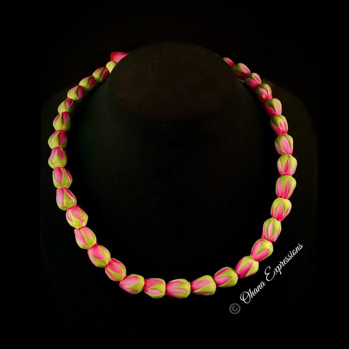 LOKELANI ROSEBUD LEI ・ 20IN | Ohana Expressions
